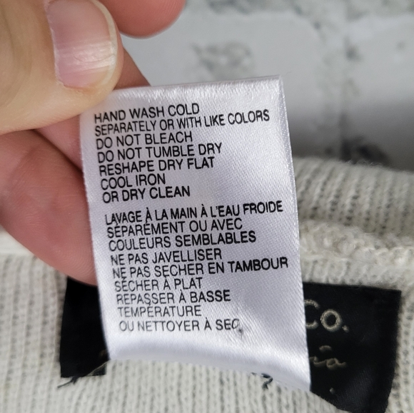 HEKLA & CO. | merino wool cashmere blend open hooded cardigan sweater - Picture 7 of 7